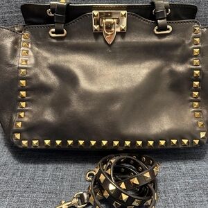 Valentino Garavani Black Leather
